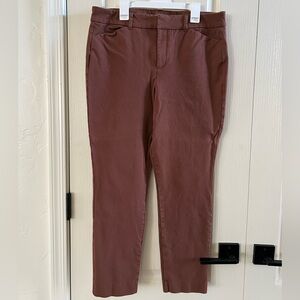 Old Navy High-Rise Pixie Skinny Pants in Brown